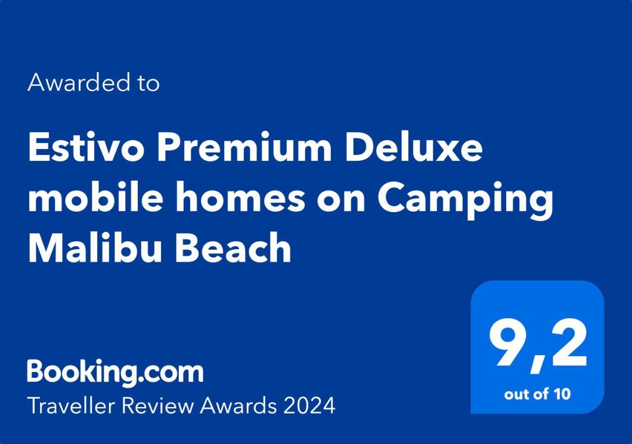 Estivo Premium Deluxe Mobile Homes On Camping Malibu Beach Lido di Jesolo Esterno foto